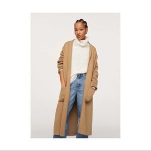 Mango Camel Coatigan